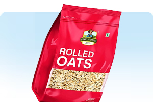 JEWEL FARMER Rolled Oats for Breakfast Fiber & Protein Rich Healthy Cereal Weight Loss Diet Food